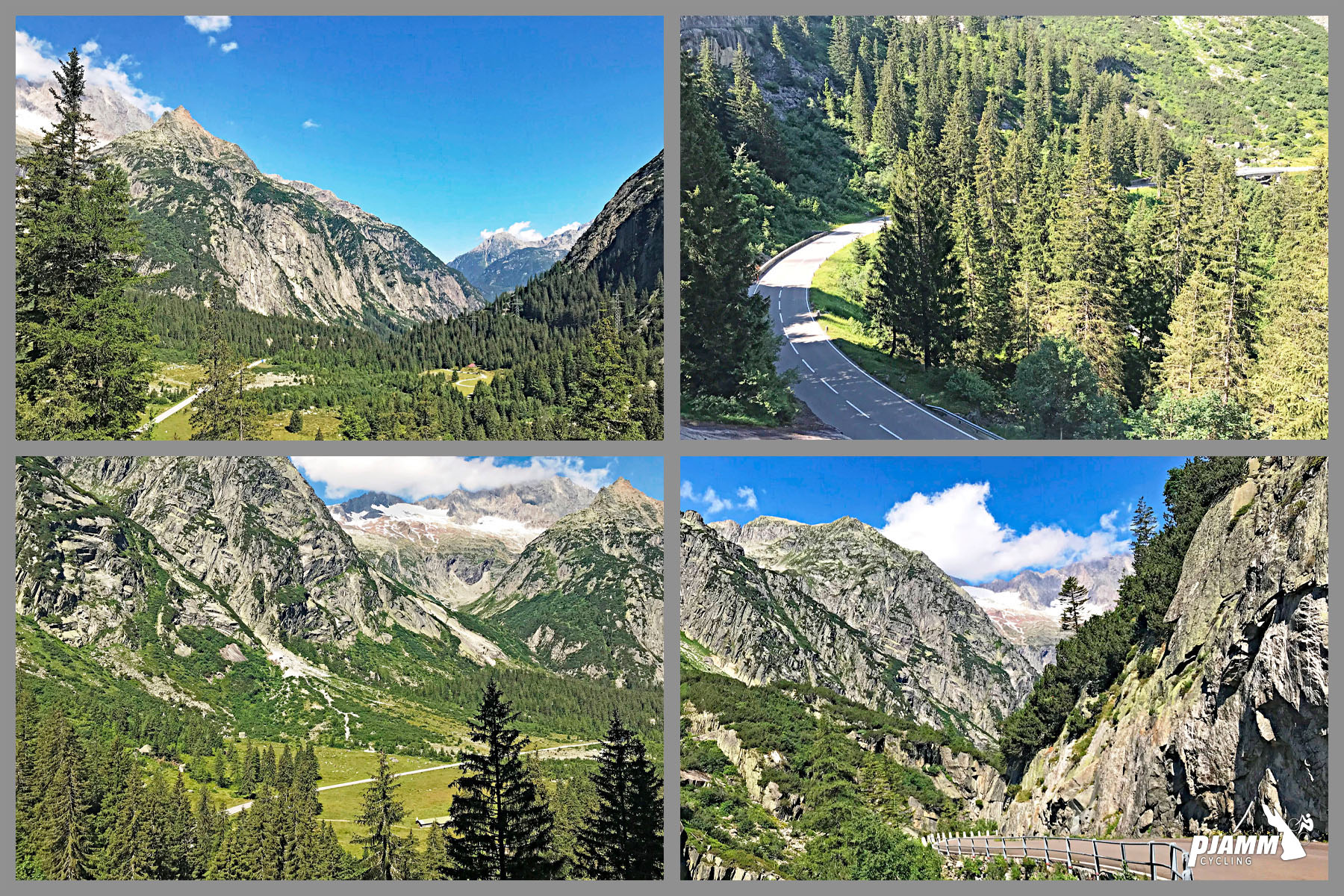 Cycling Grimselpass, Intertkirchen, Switzerland - swiss alps