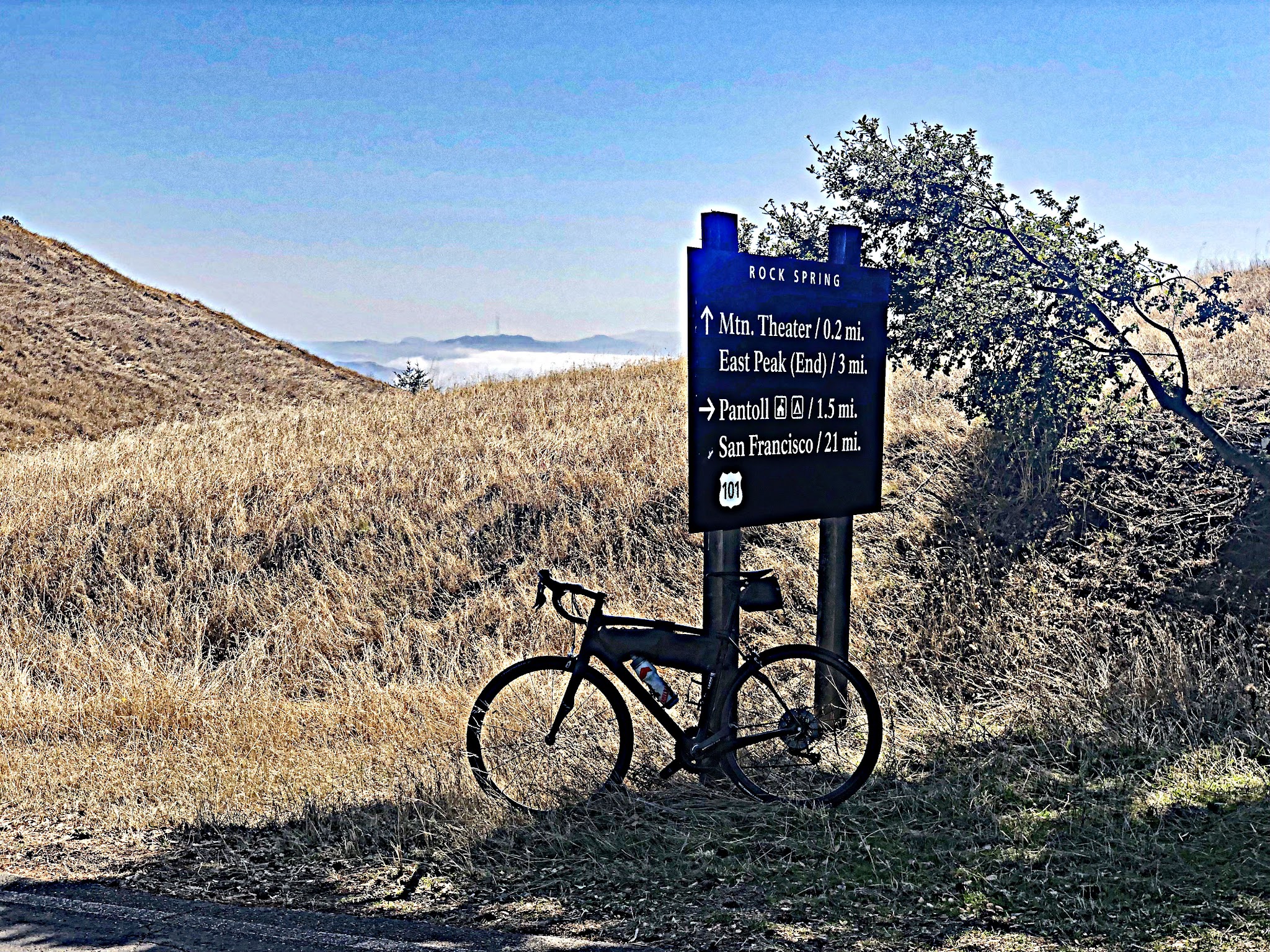 Mt. Tamalpais from Alpine Dam