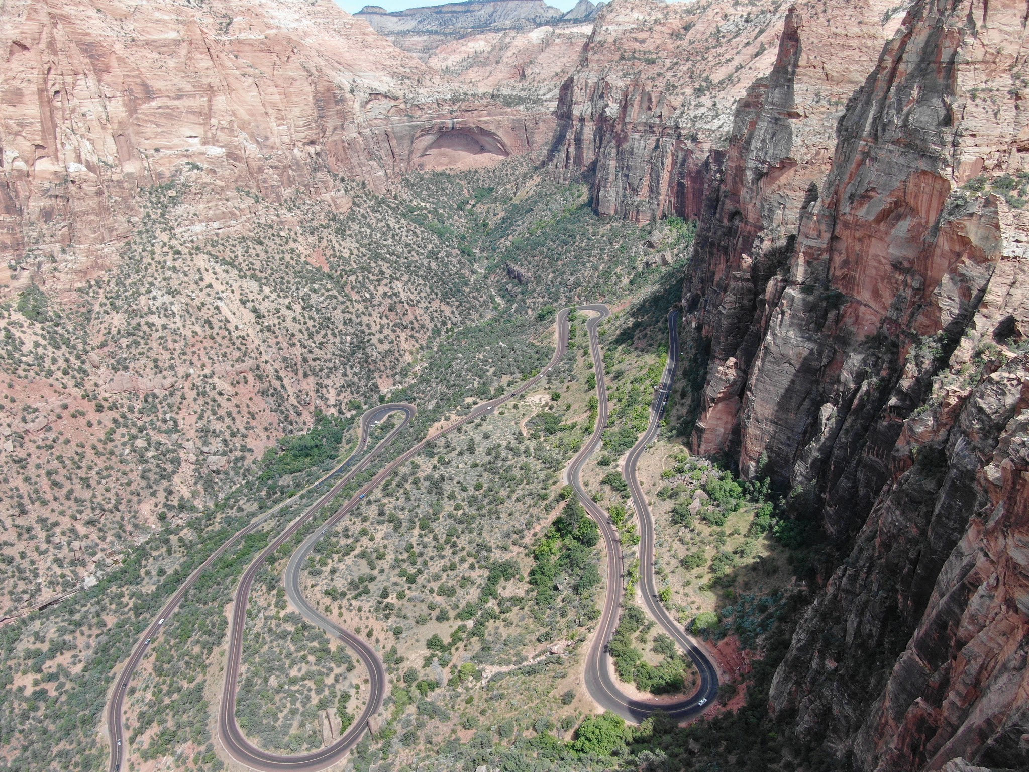 Cycling Zion National Park - Hwy 9 to tunnel
