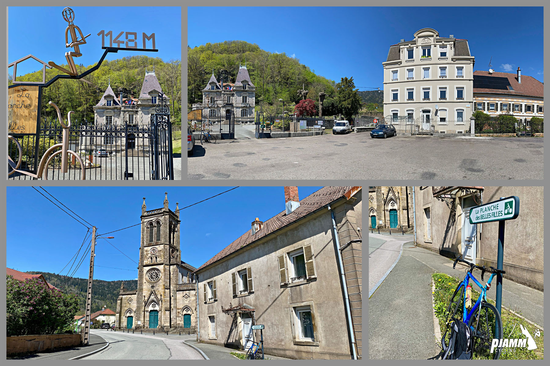 buildings throughout the village of Les Roches