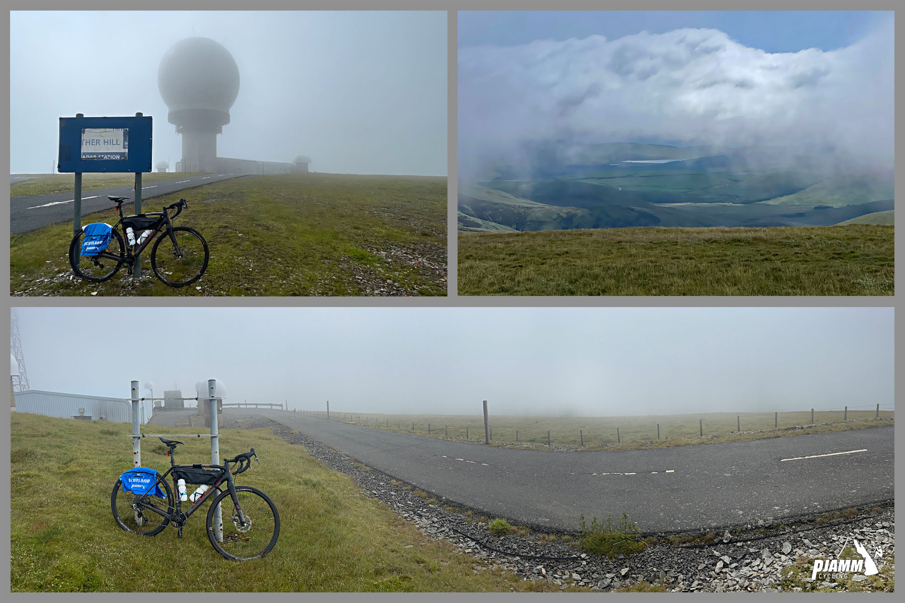 dome at Lowther Hill Radar Station; "The Golf Ball"