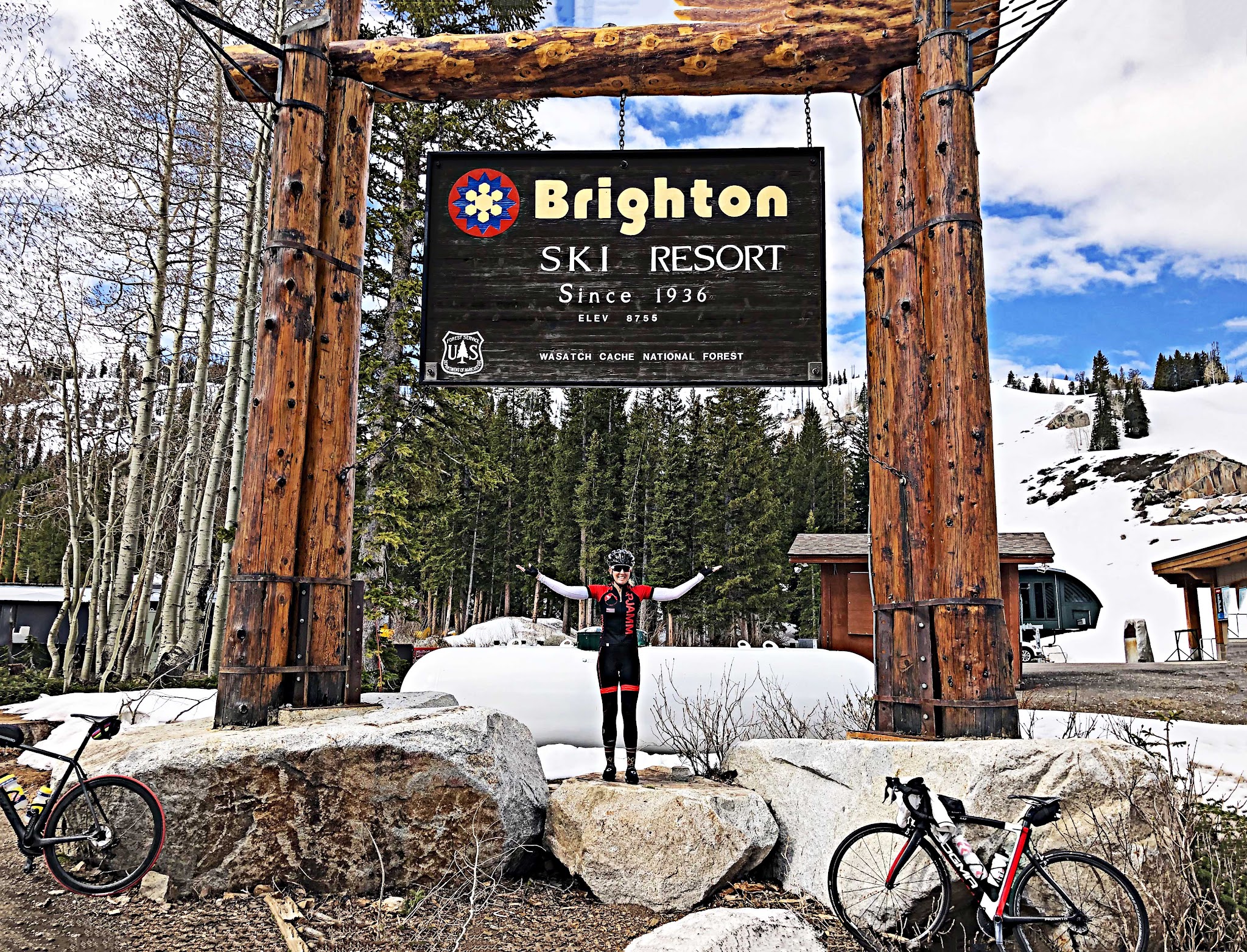 Bike ride on Big Cottonwood Canyon Scenic Byway (SR-190)