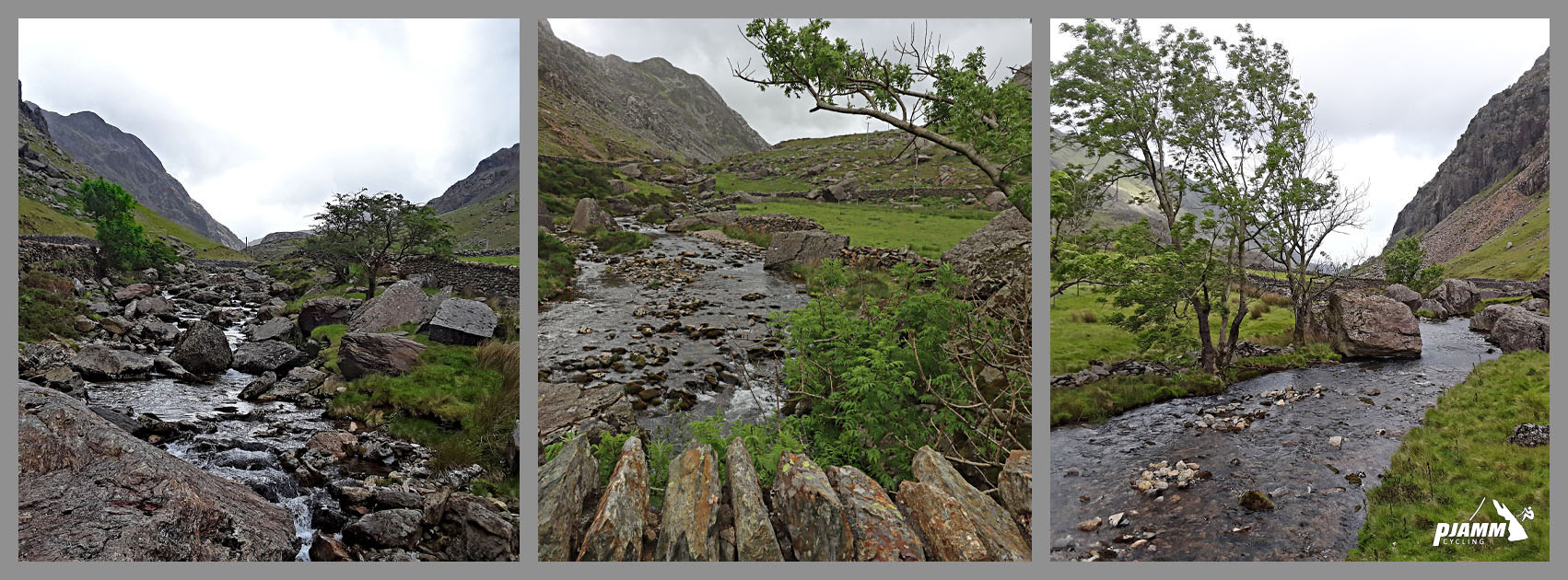 stream on the climb route