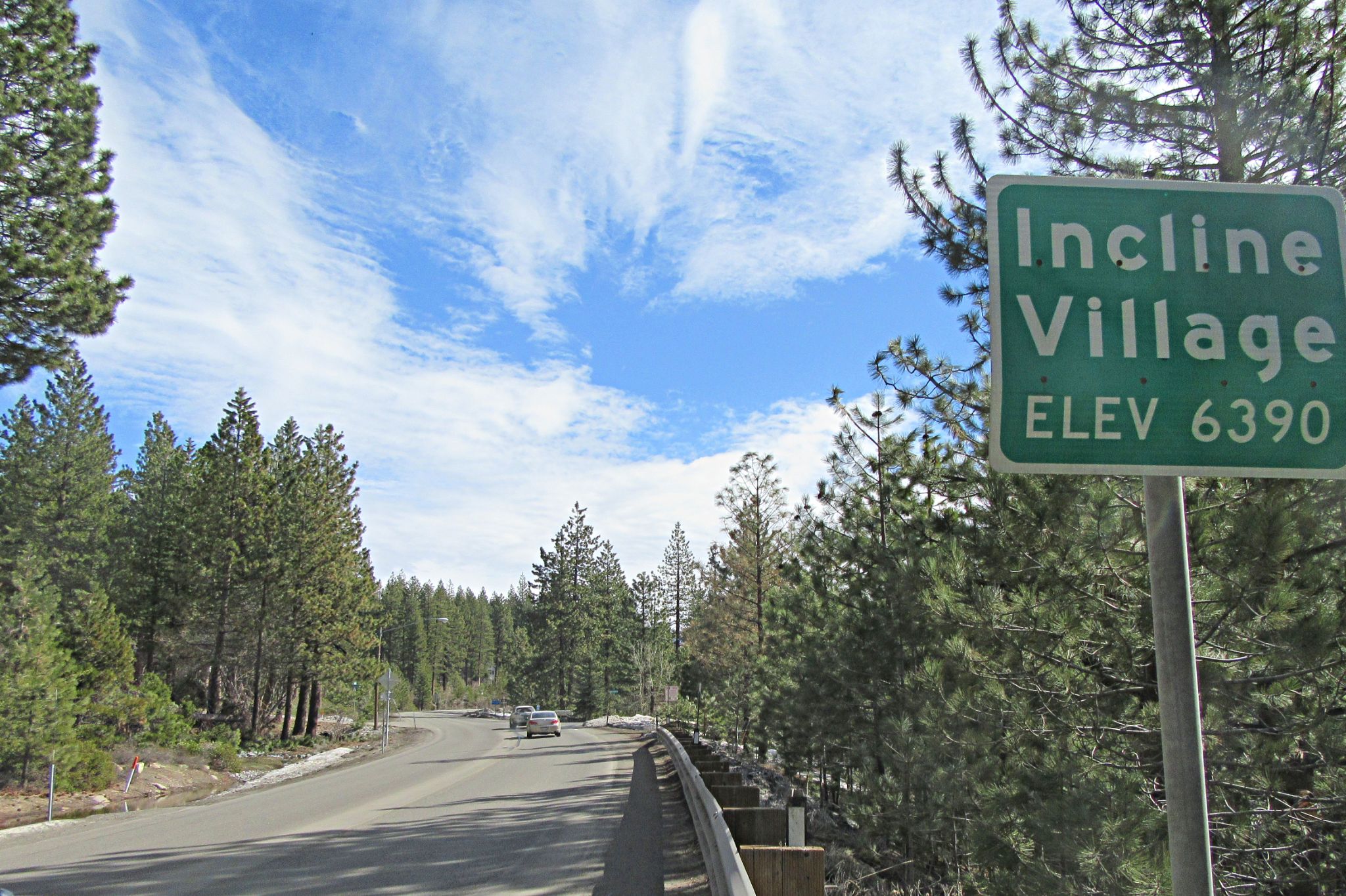 sign for Incline Village