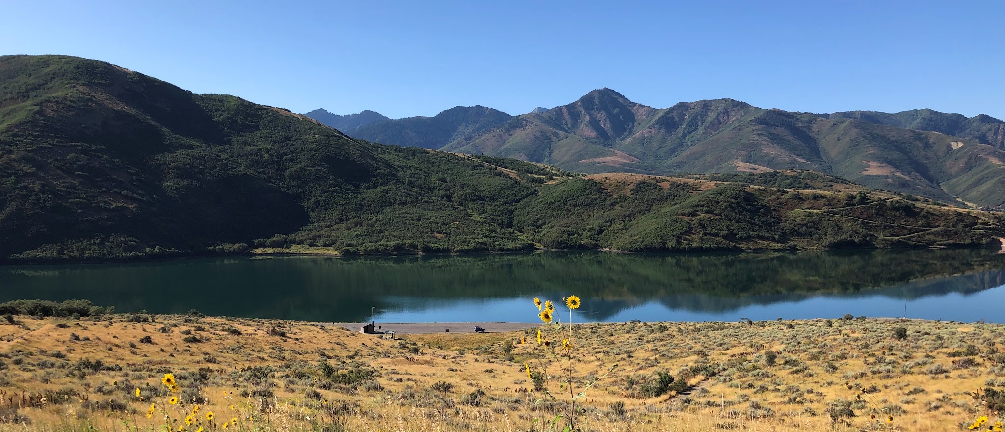 Cycling Big Mountain Summit East - Little Dell Rservoir