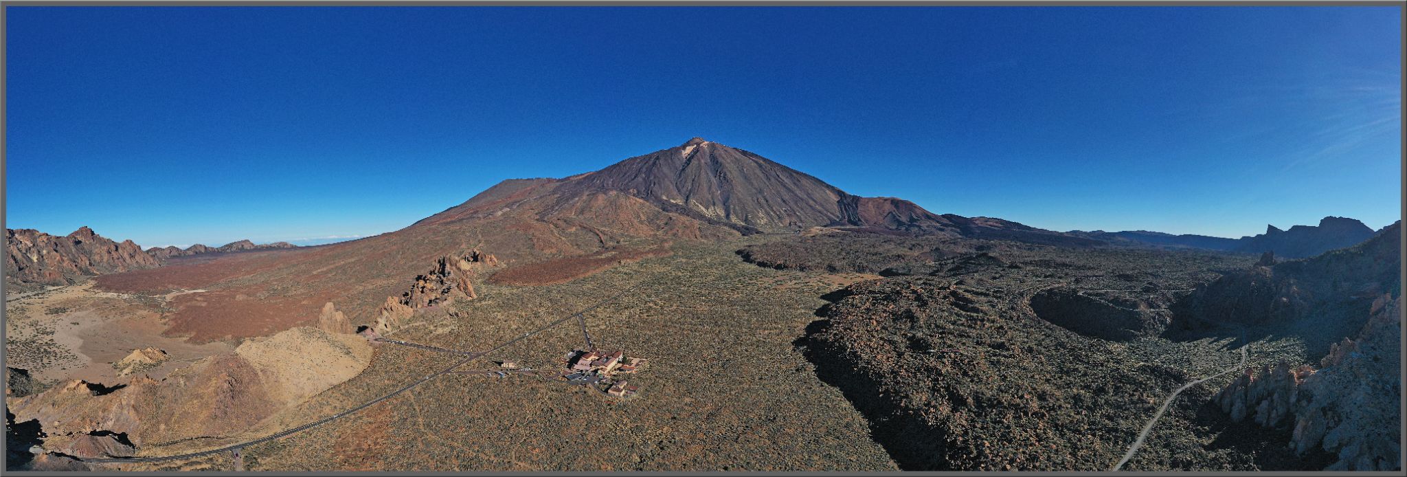 panoramic view of Tenerife climb, mountain