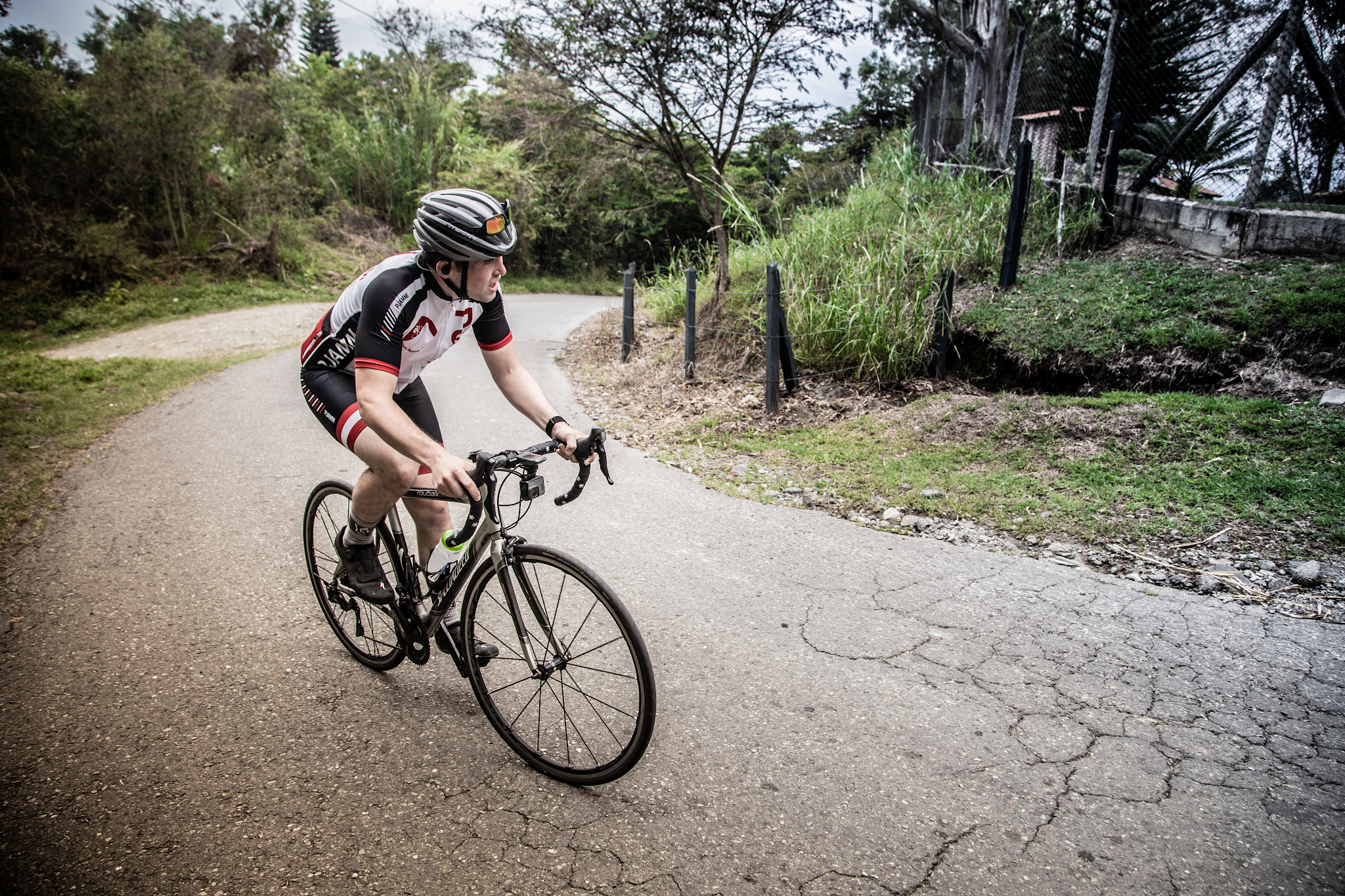 Bicyclist on El Limonar