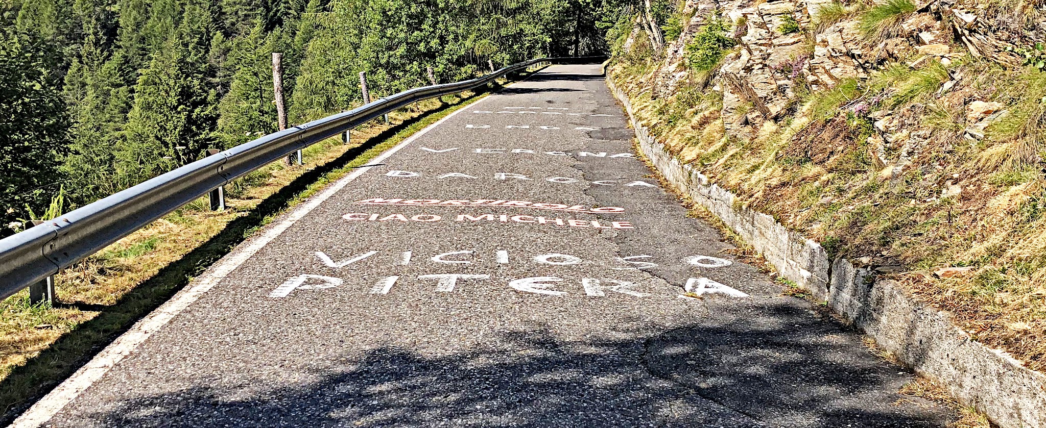 Passo del Mortirolo Cycling Passo del Mortirolo - hairpin, Marco Pantani memorial.