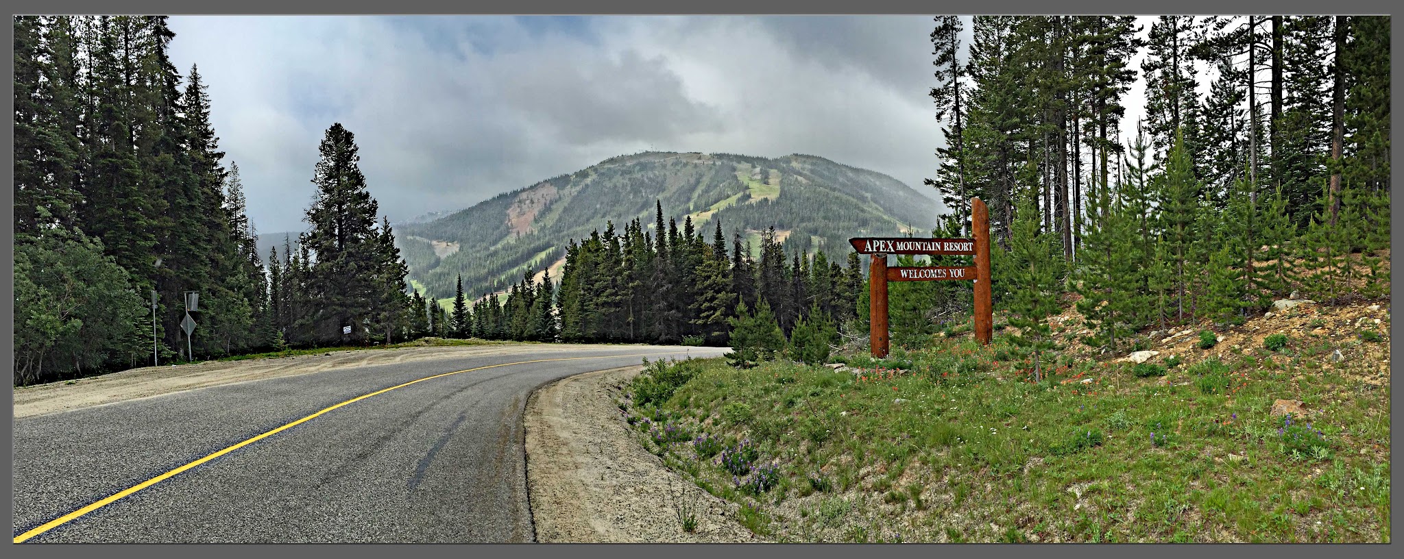 Cycling Apex from Penticton - road and Apex mountain