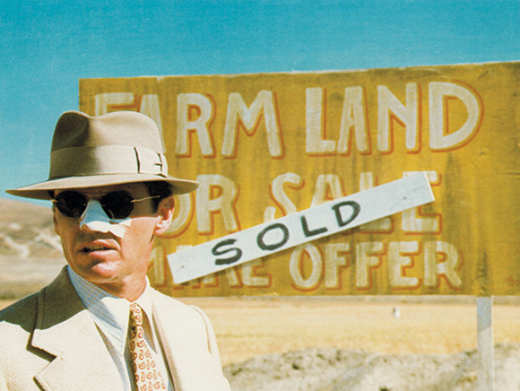 Jack Nicholson in the Chinatown film