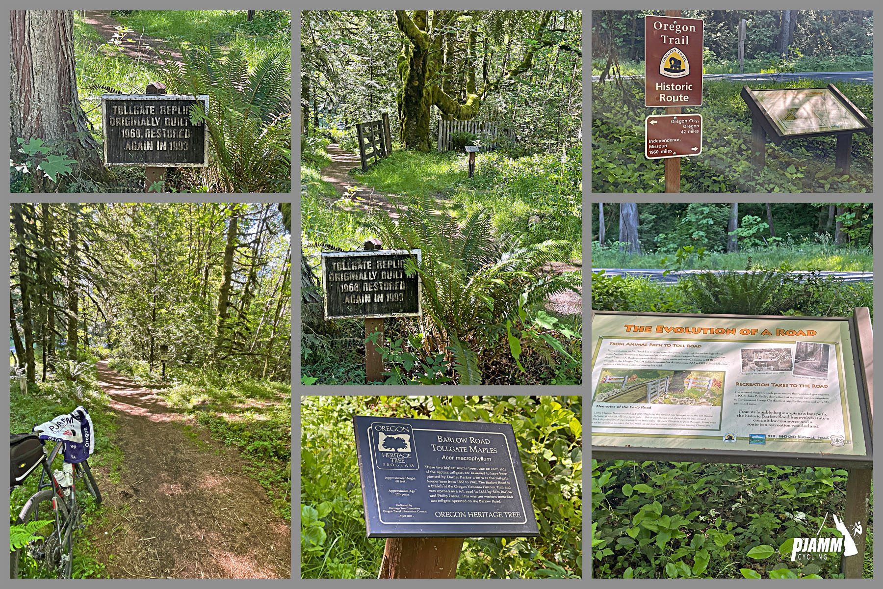 Signs for Pioneer Bridle Trailhead, Historic Oregon Trail  
