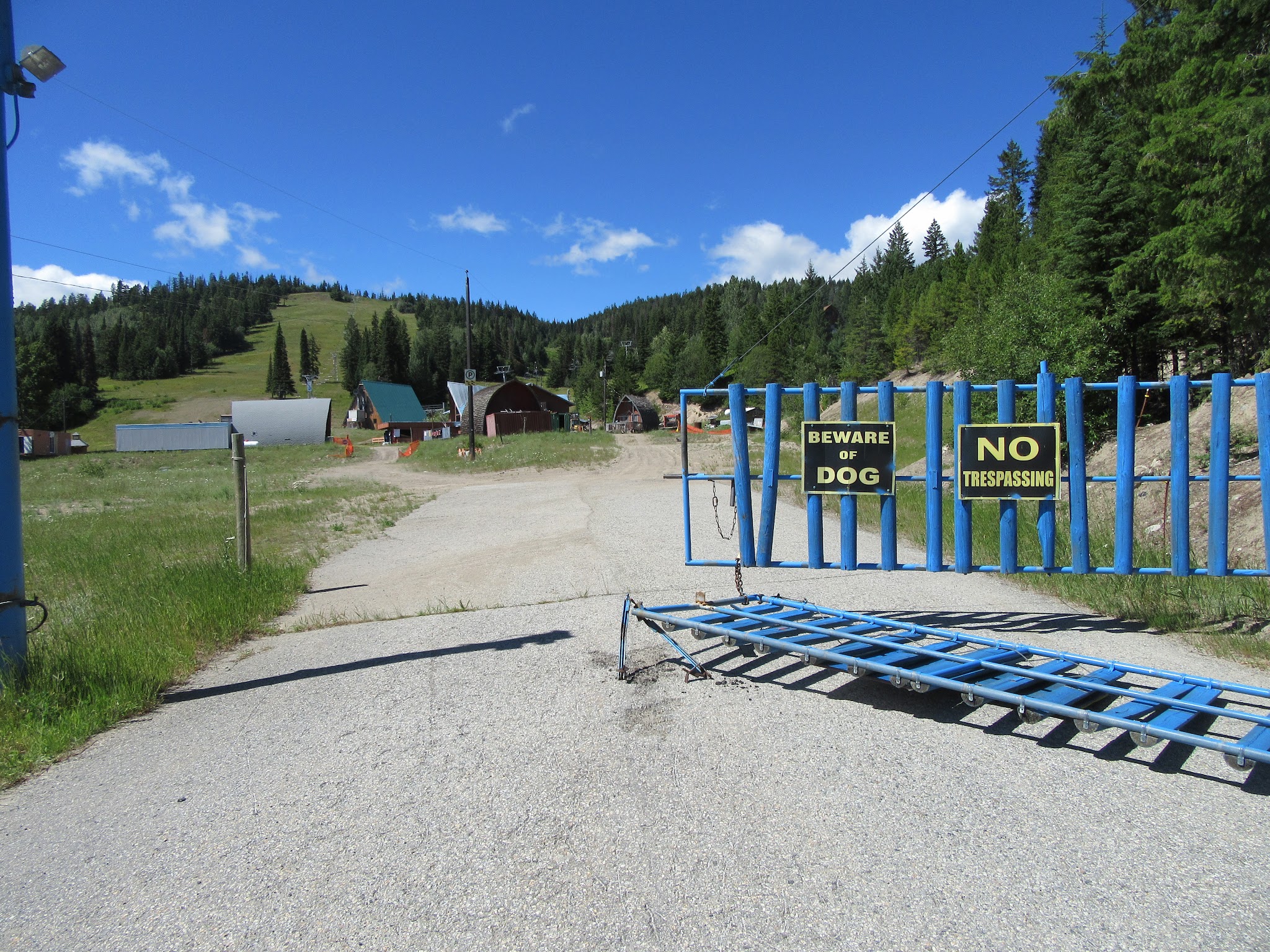 Biking Crystal Avenue - finish at ski resort