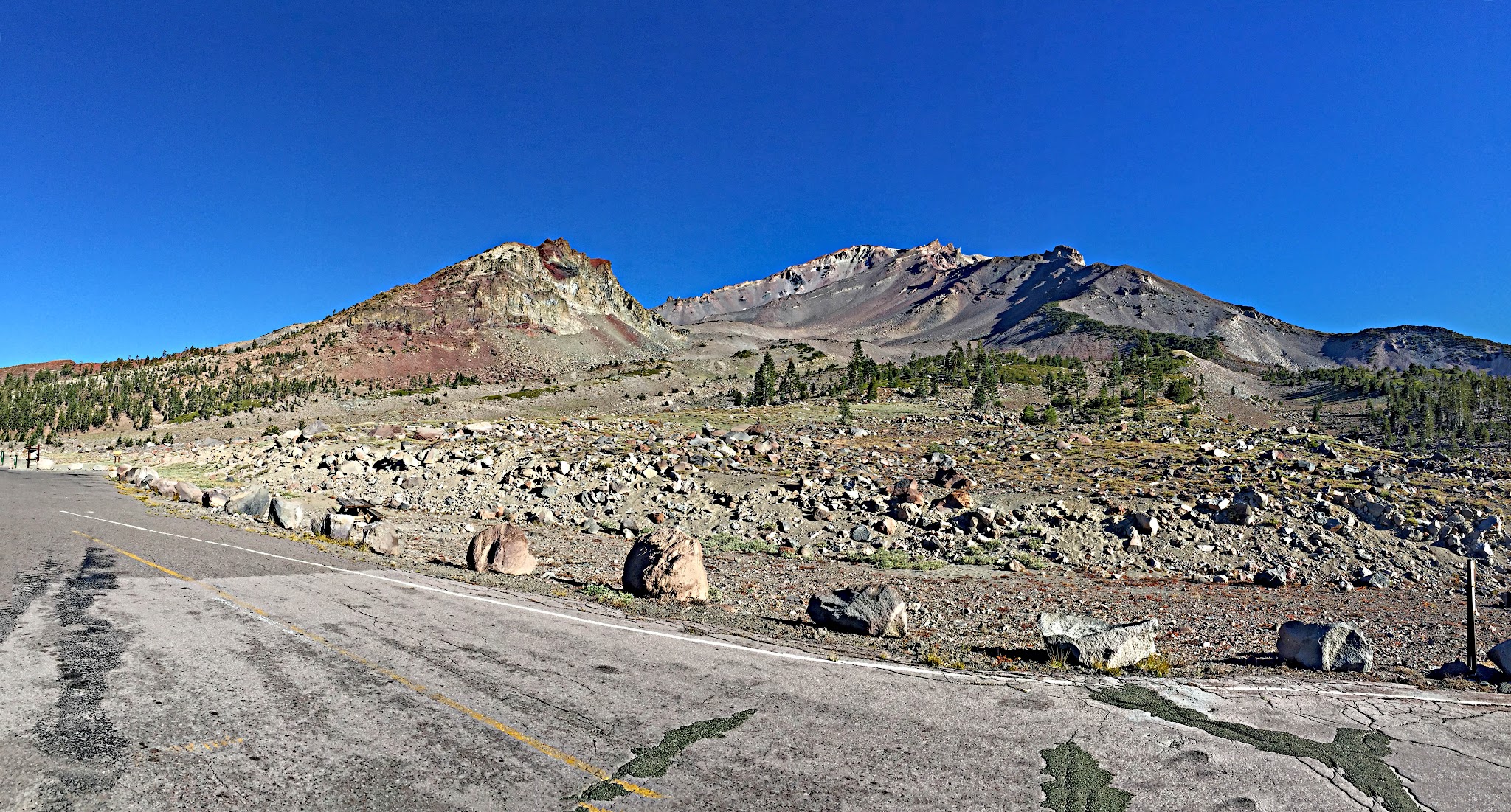 Rocky summit of Mt. Shasta