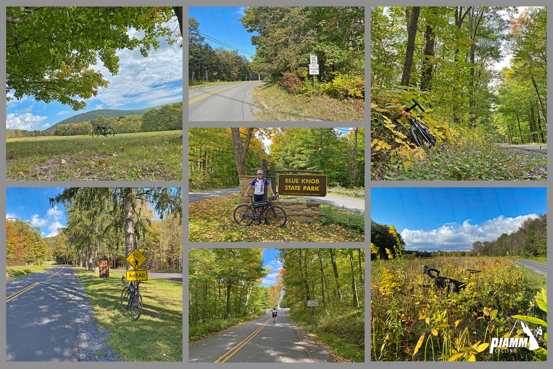 Cycling Pavia Road, Blue Knob State Park, Pennsylvania - Blue Knob State Park