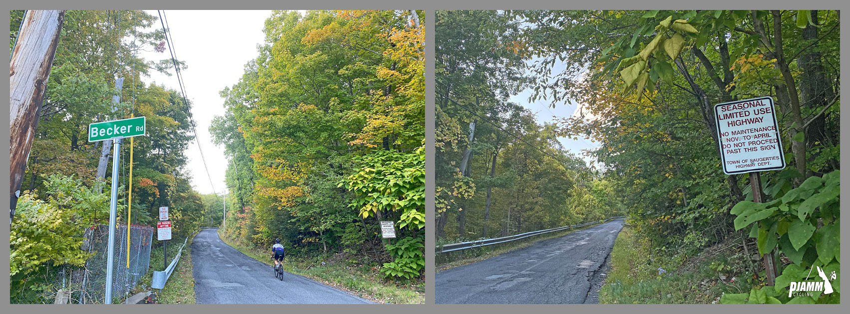 Devil's Kitchen - Platte Clove Road - beginning of climb at Becker Road