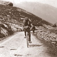 Climb Col du Soulor from Arrens by bike - sign leaving Arrens