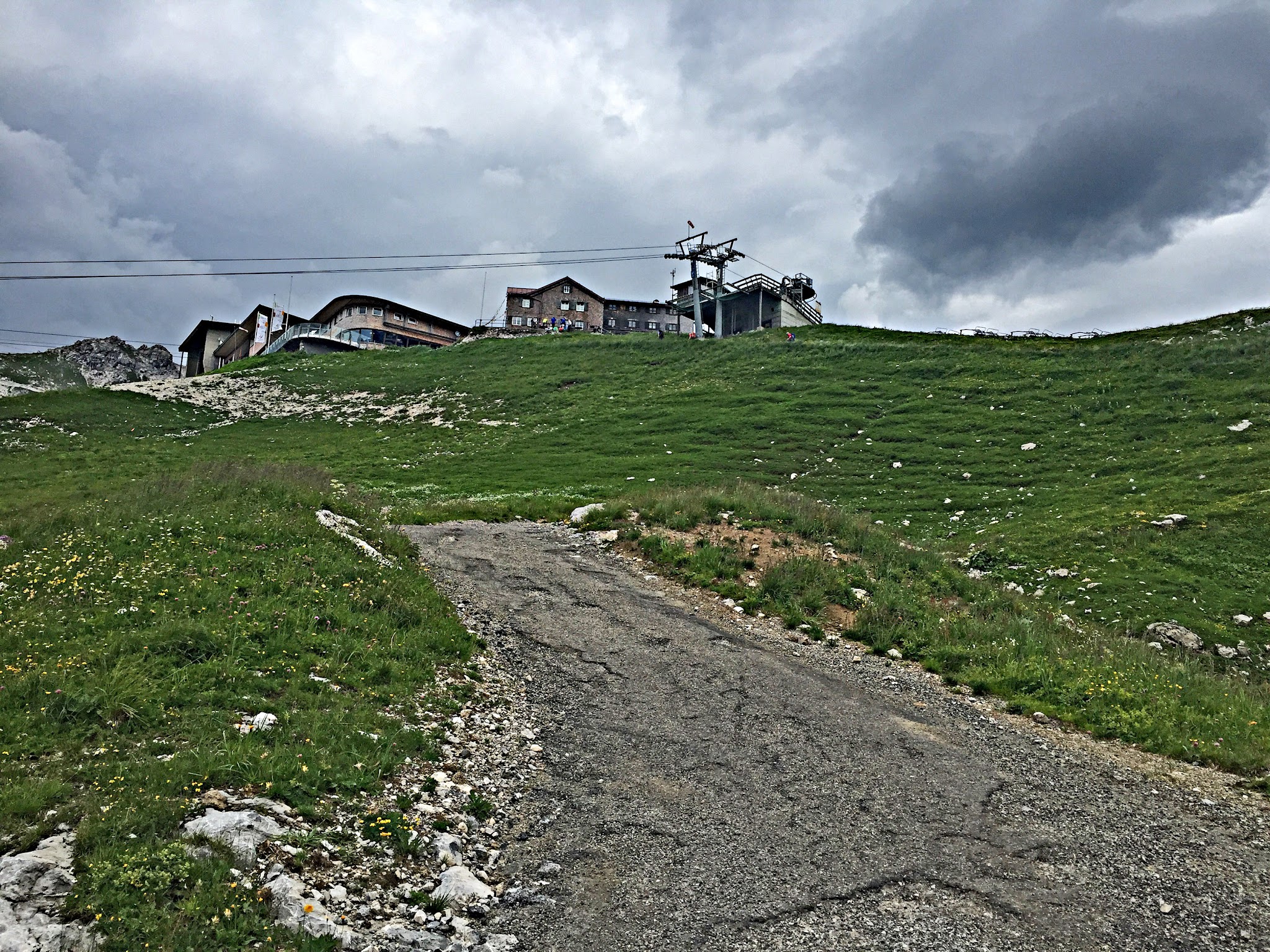 Bicycle climb Nebelhorn  - Edmun Probst-Haus, top