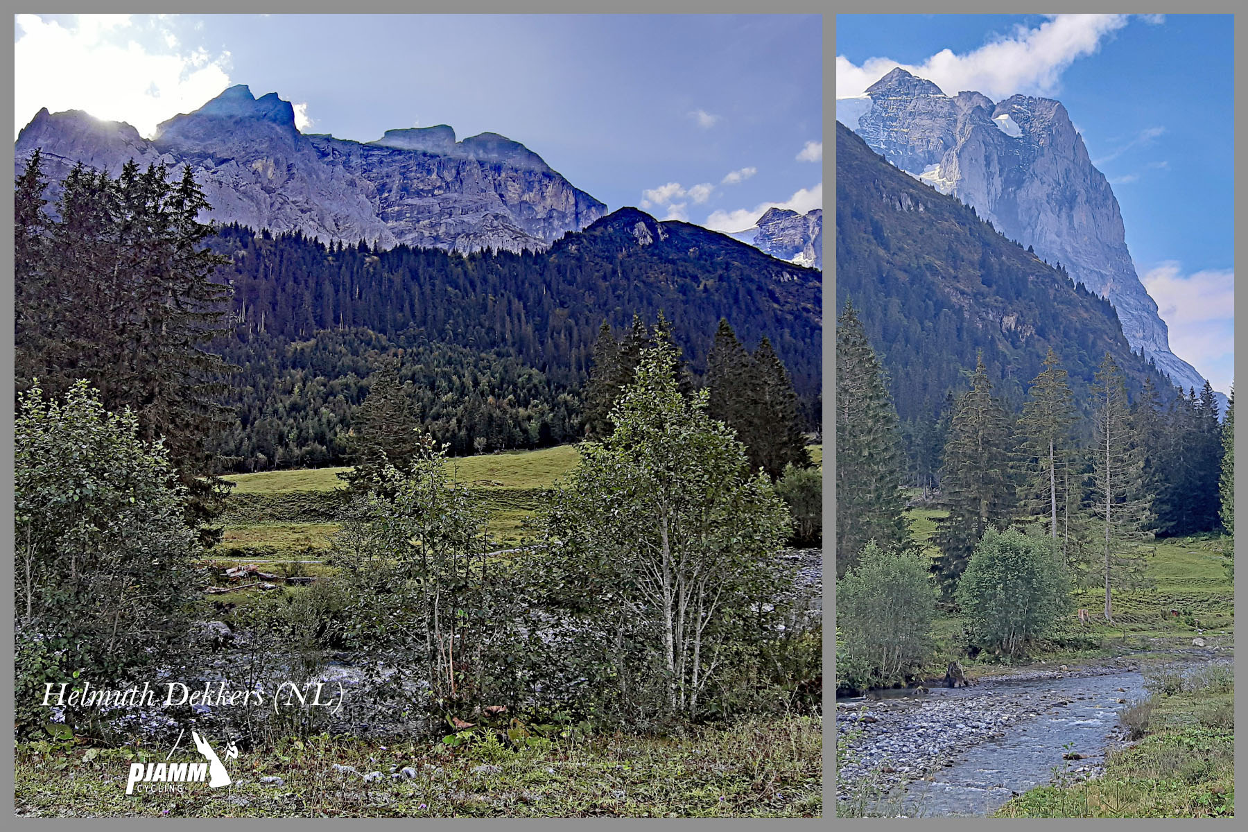 Cycling Grosse Scheidegg, Switzerland - Reichenbach River, swiss alps