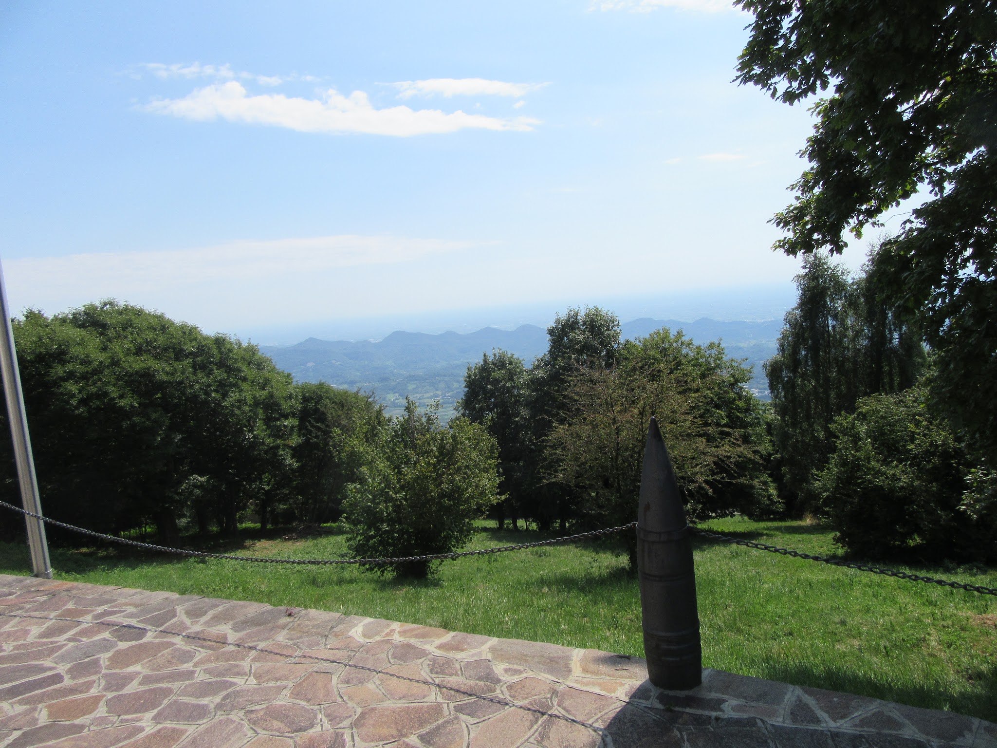 Monte Grappa from Possagno - WW I Memorial