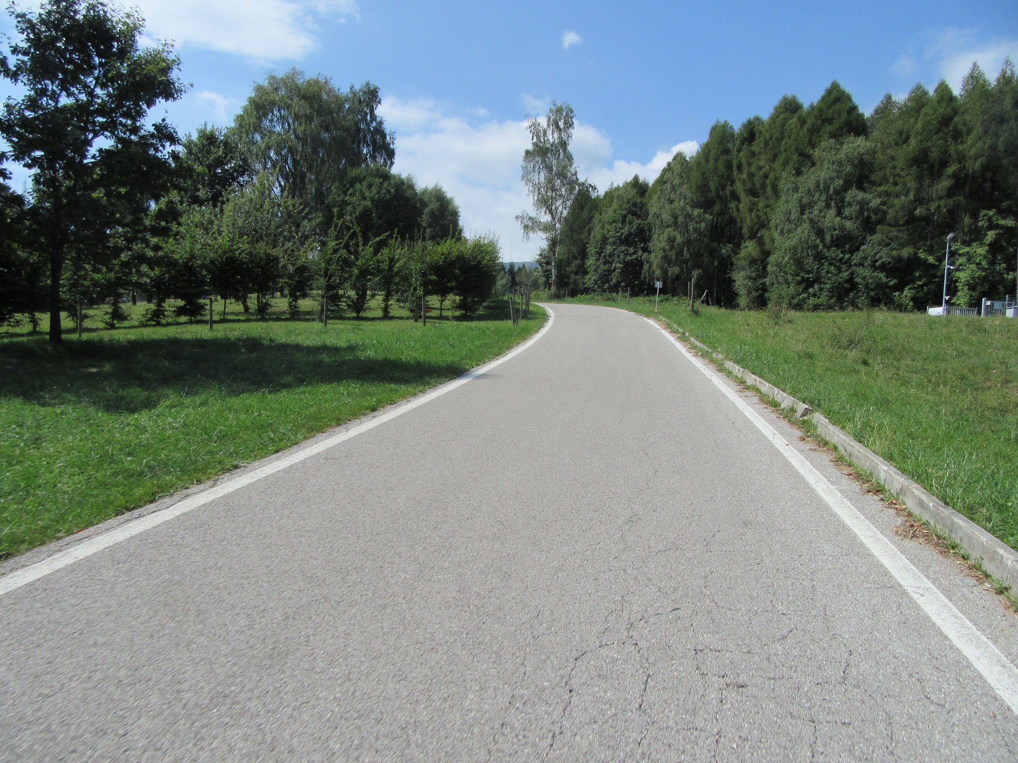 Biking Monte Grappa from Possagno  - road