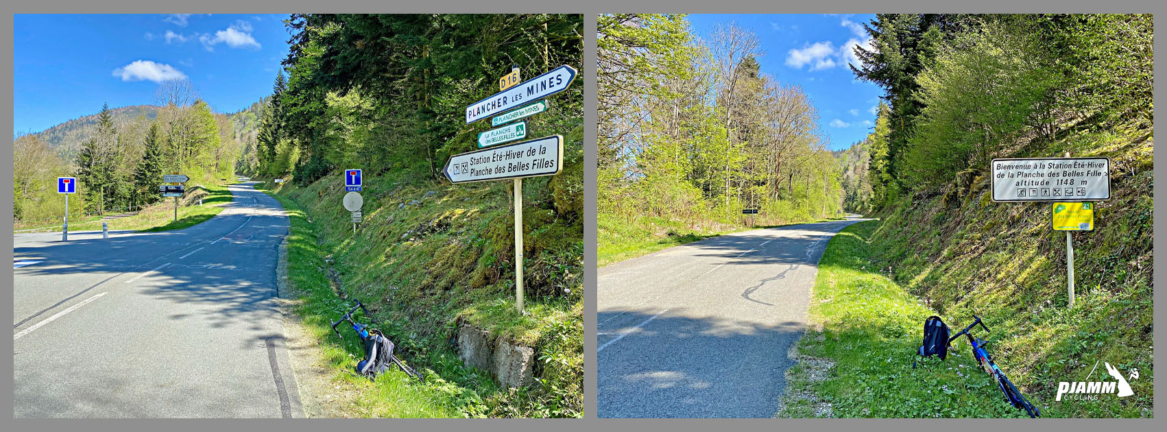 climb start, road signs