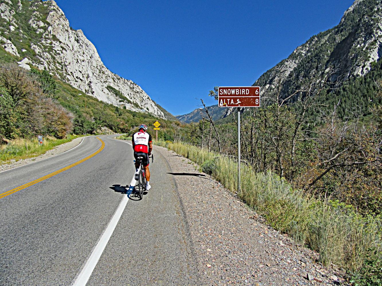 Climbing Little Cottonwood Canyon, UT by bike cycling data and info