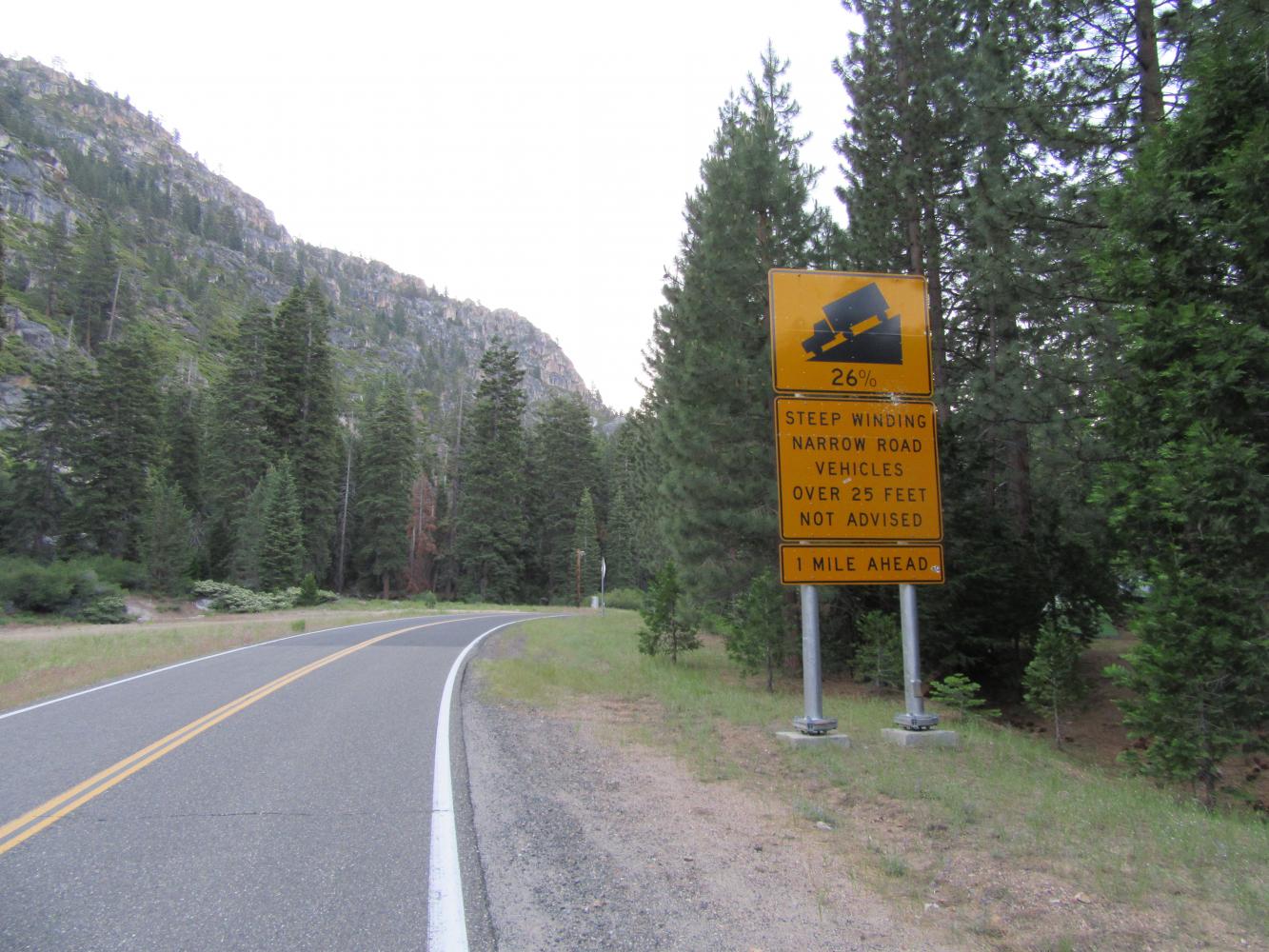 Climbing Sonora Pass West, CA by bike cycling data and info