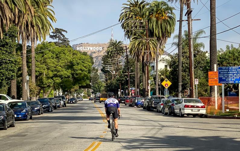 Hollywood Sign Bike Climb - PJAMM Cycling