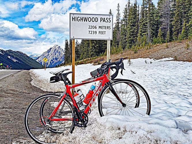 Highwood Pass South Bike Climb - PJAMM Cycling