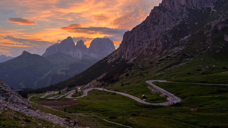 Passo Pordoi (Canazei) Bike Climb - PJAMM Cycling