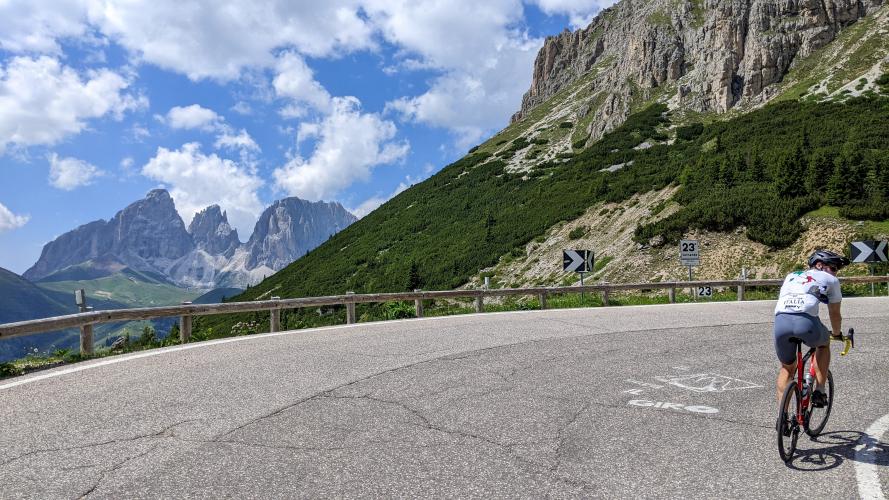 Passo Pordoi (Canazei) Bike Climb - PJAMM Cycling