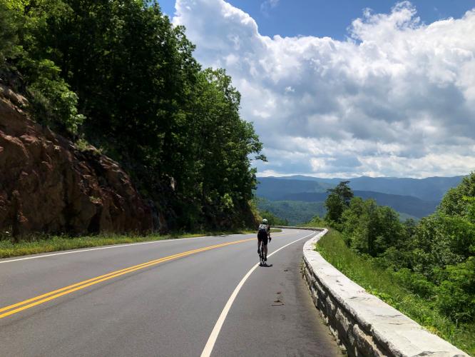 Foothills Parkway Ride (South) Bike Climb - PJAMM Cycling