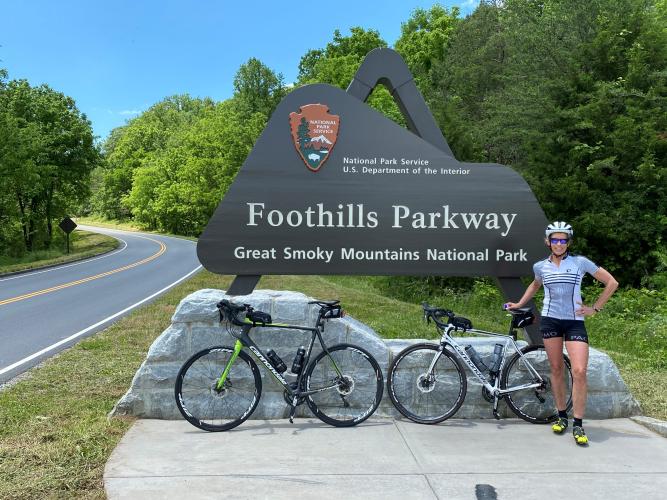 Foothills Parkway Ride from Wears Valley Bike Climb - PJAMM Cycling
