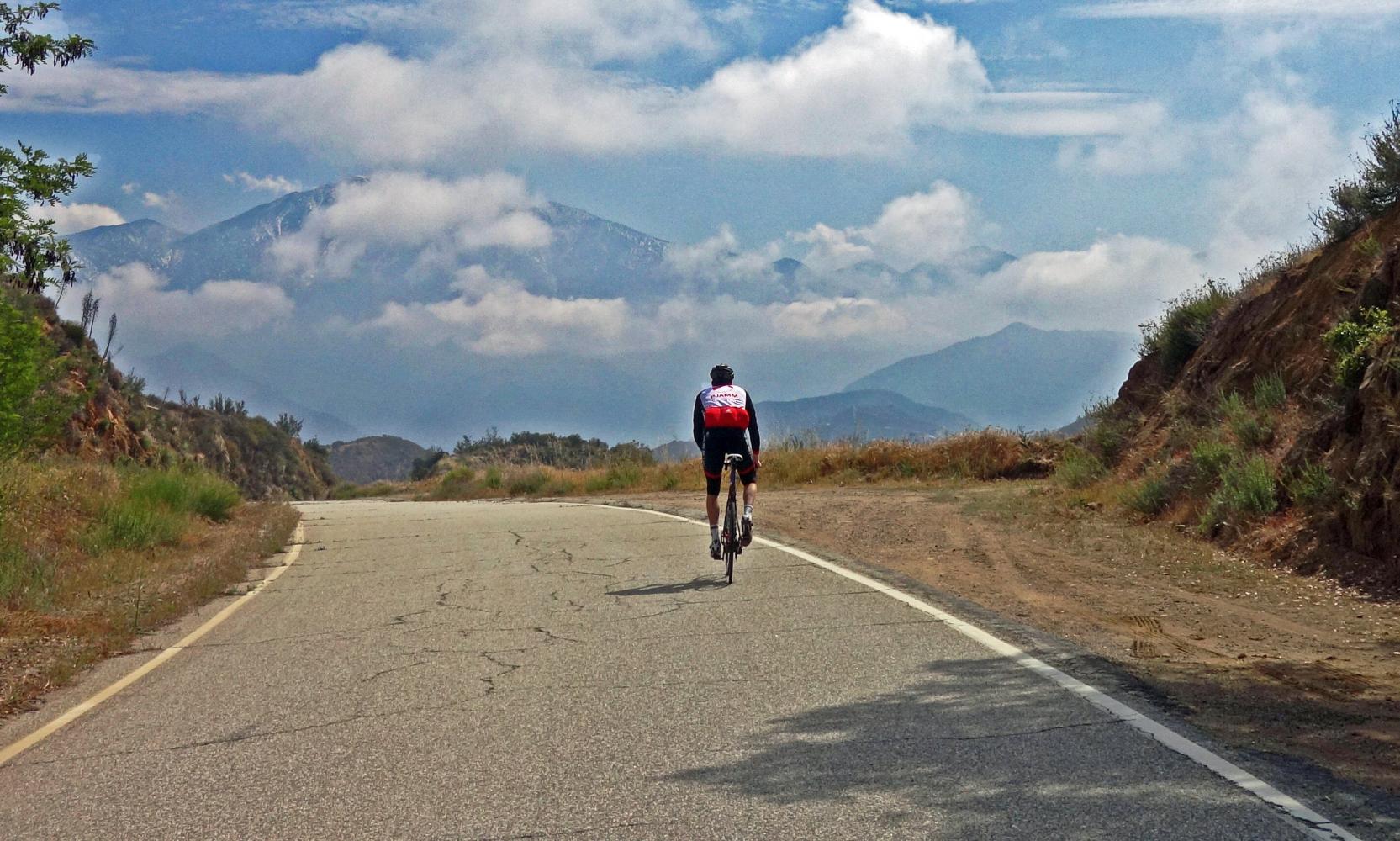 road and mountain