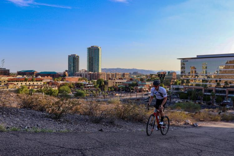 "A" Mountain (ASU) Bike Climb - PJAMM Cycling