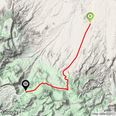 Climbing Buffalo Pass North, AZ by bike - cycling data and info