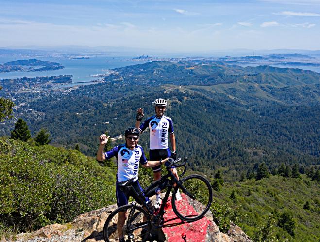 Mt. Tam via Panoramic Hwy North Bike Climb - PJAMM Cycling