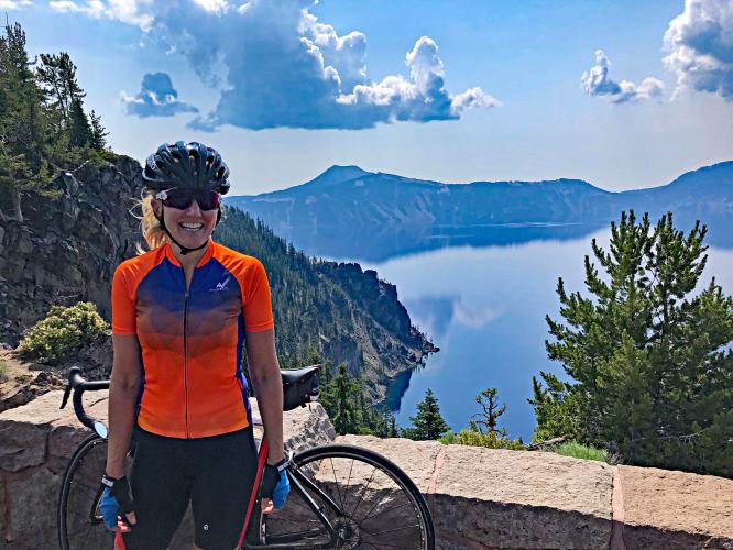 Crater Lake NP Clockwise from North Bike Climb - PJAMM Cycling