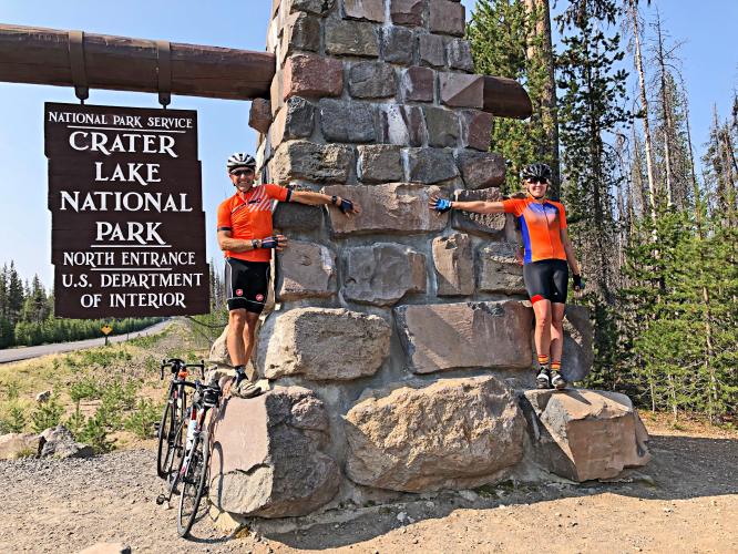 Crater Lake North to Watchman Overlook Bike Climb - PJAMM Cycling