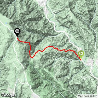 Climbing Alba Road CA by bike cycling data and info