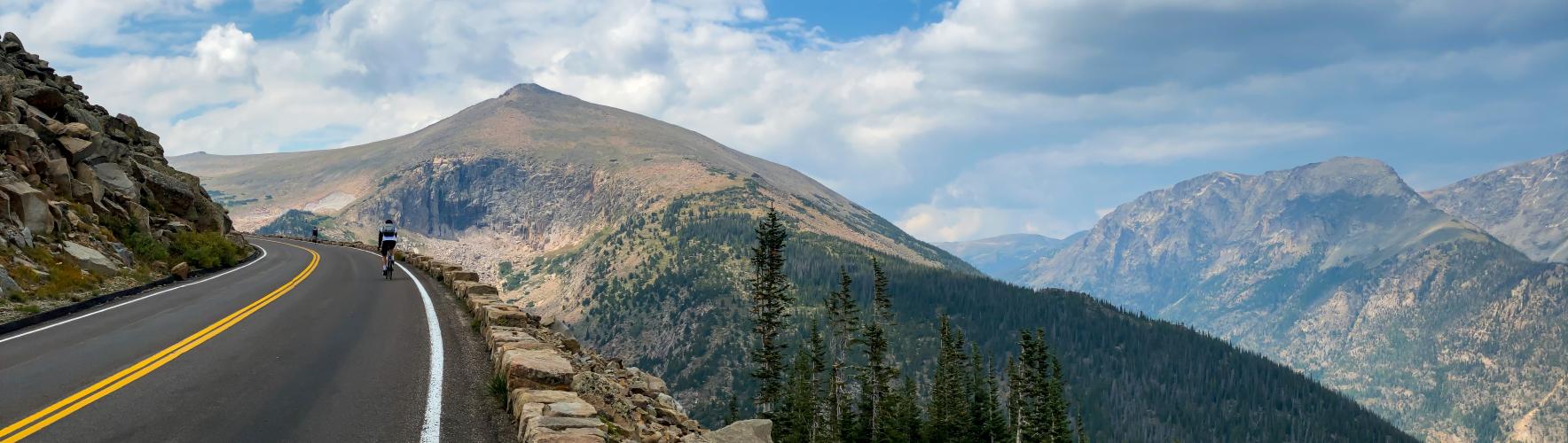 Cycling trail ridge road sale