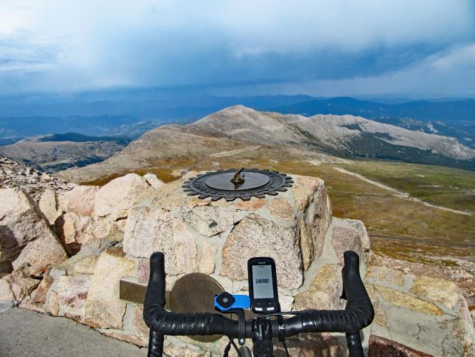 mt evans bike ride