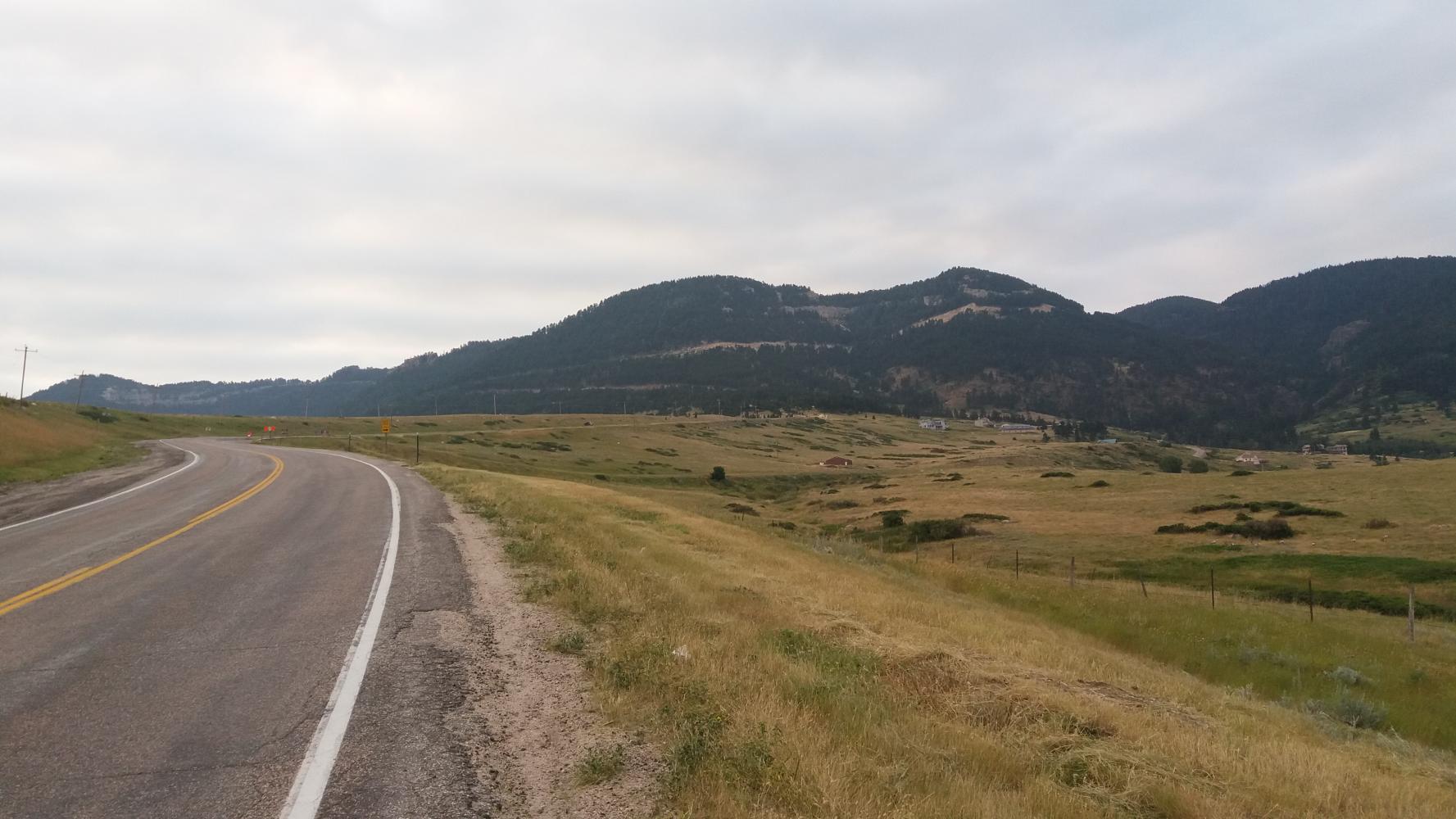 Climbing Casper Mountain, WY by bike cycling data and info