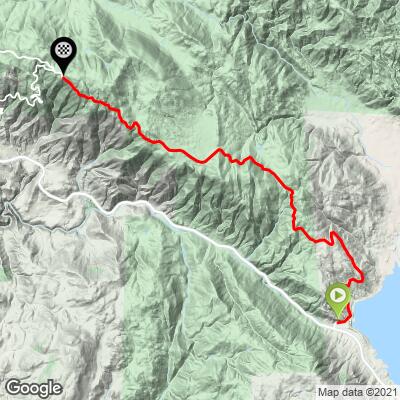 Climbing Palomar Mountain East CA By Bike Cycling Data And Info   RouteMapImg 