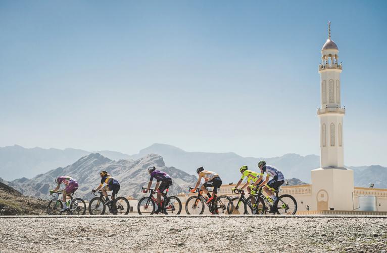 UAE Tour Stage 5 Bike Climb - PJAMM Cycling