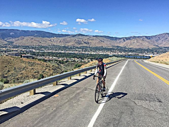 Badger Mountain Road Bike Climb - PJAMM Cycling