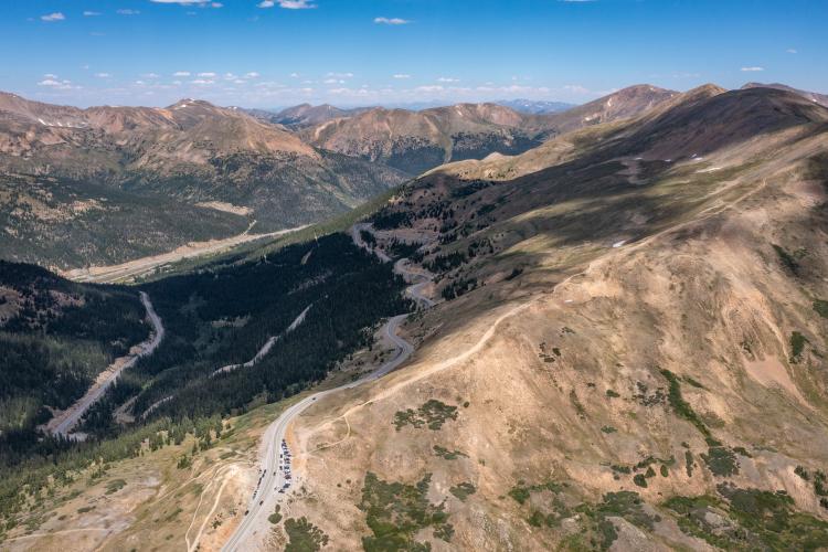 Loveland Pass from Georgetown Bike Climb - PJAMM Cycling