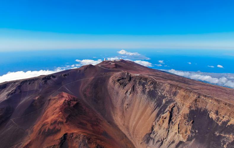 Biking up online haleakala