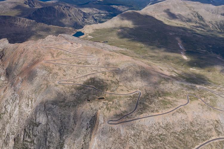 Mt. Evans (Blue Sky) from Evergreen Bike Climb - PJAMM Cycling