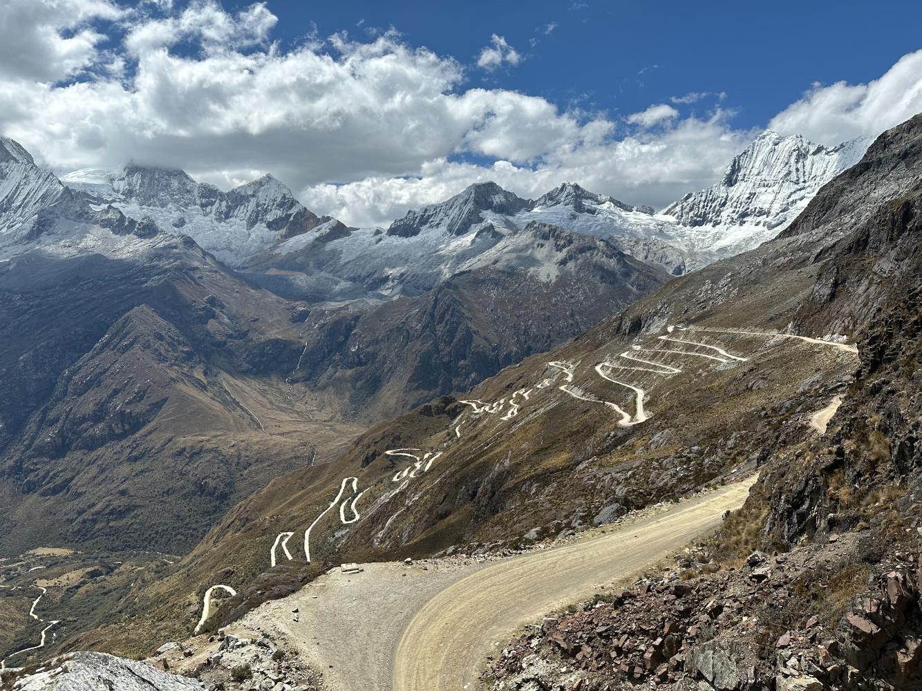 Cycling Climb - Llanganuco - Peru, Áncash